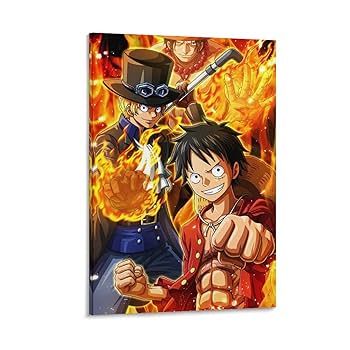 Amazon.co.jp: LTCH ワンピース 日本のアニメ壁紙 ルフィ サボ